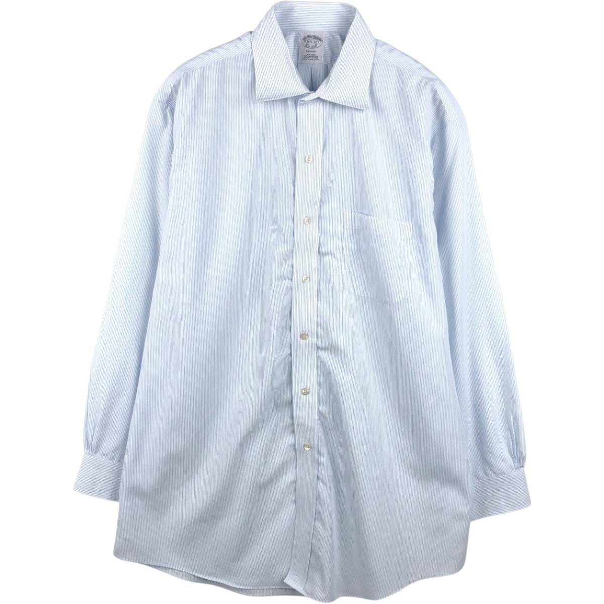 古着 ブルックスブラザーズ Brooks Brothers Est.1818 REGENT 長袖 ストライプシャツ メンズL相当/eaa666494
