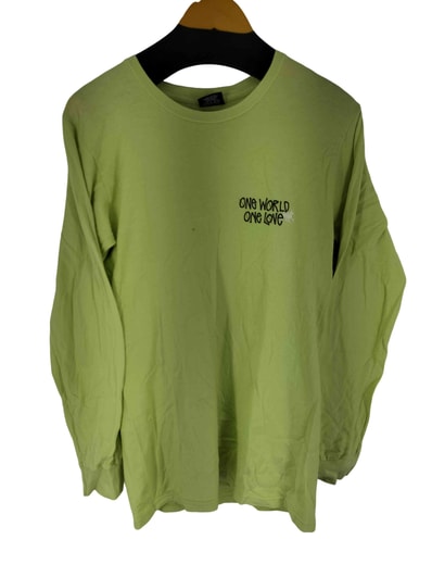 ONE WORLD 両面プリント L/S Tシャツ【1142401070509】