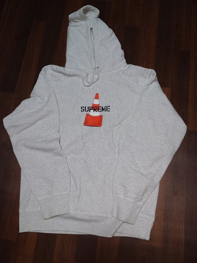 Supreme Cone Hooded Sweatshirt "Ash Grey"