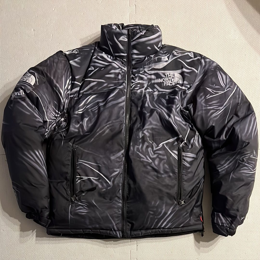 Supreme x The North Face Trompe Loeil Printed Nuptse Jacket "Black"