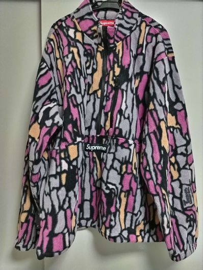 Supreme Polartec Half Zip Pullover "Purple Camo"