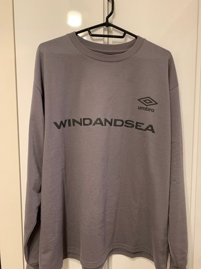 WIND AND SEA x UMBRO L/S Tee "Gray"