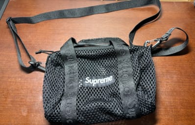 Supreme Mesh Mini Duffle Bag "Black" (25SS)