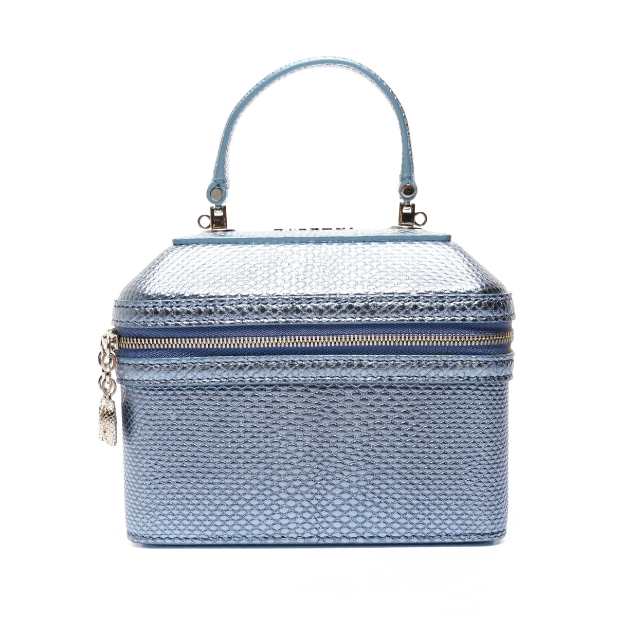 ブルガリ BVLGARI セルペンティ ジュエリーボックス チェーン モルテンカルング パイソン ヴァニティ ハンドバッグ【中古】