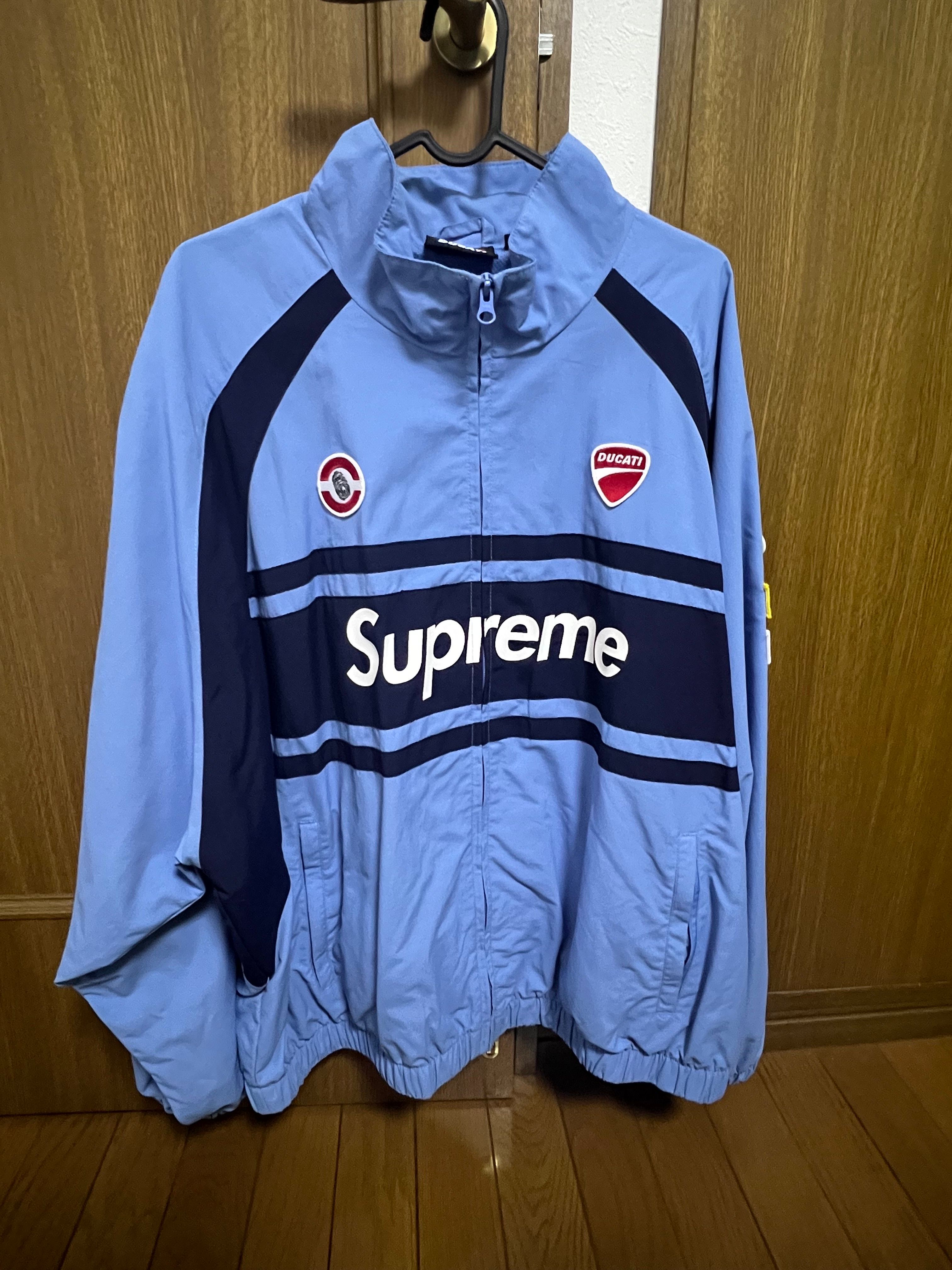 Supreme x Ducati Track Jacket "Light Blue"