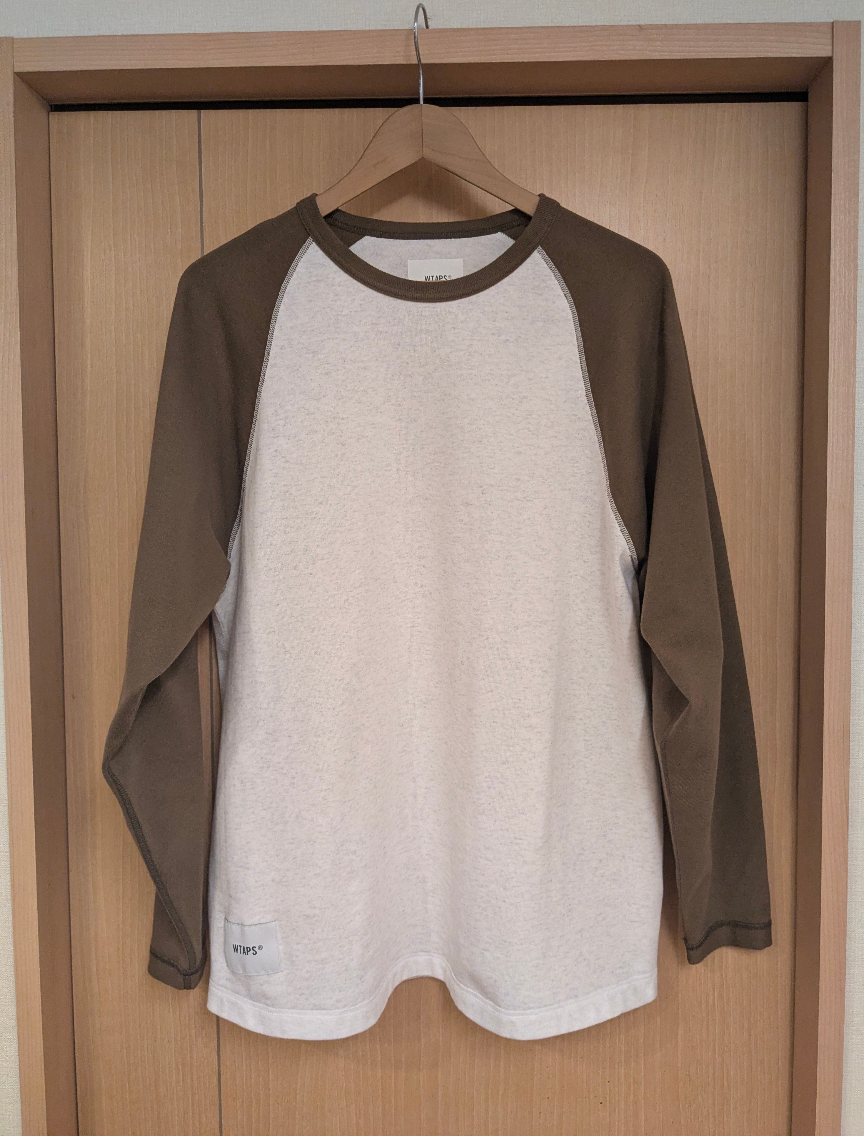 WTAPS Ian / LS / Cotton "Brown/Light Gray"