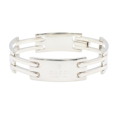 グッチ GUCCI ブレスレット ブレスレット アクセサリー シルバー925 メンズ レディース シルバー系 【中古】