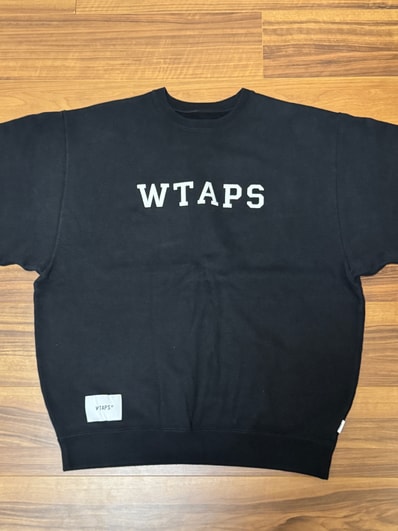 Wtaps Academy / Sweater / Cotton. College "Black"