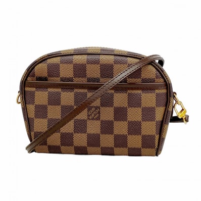 【6dd5469-k】ルイヴィトン ショルダーバッグ ダミエ ポシェットイパネマ N51296 エベヌ【中古】レディース