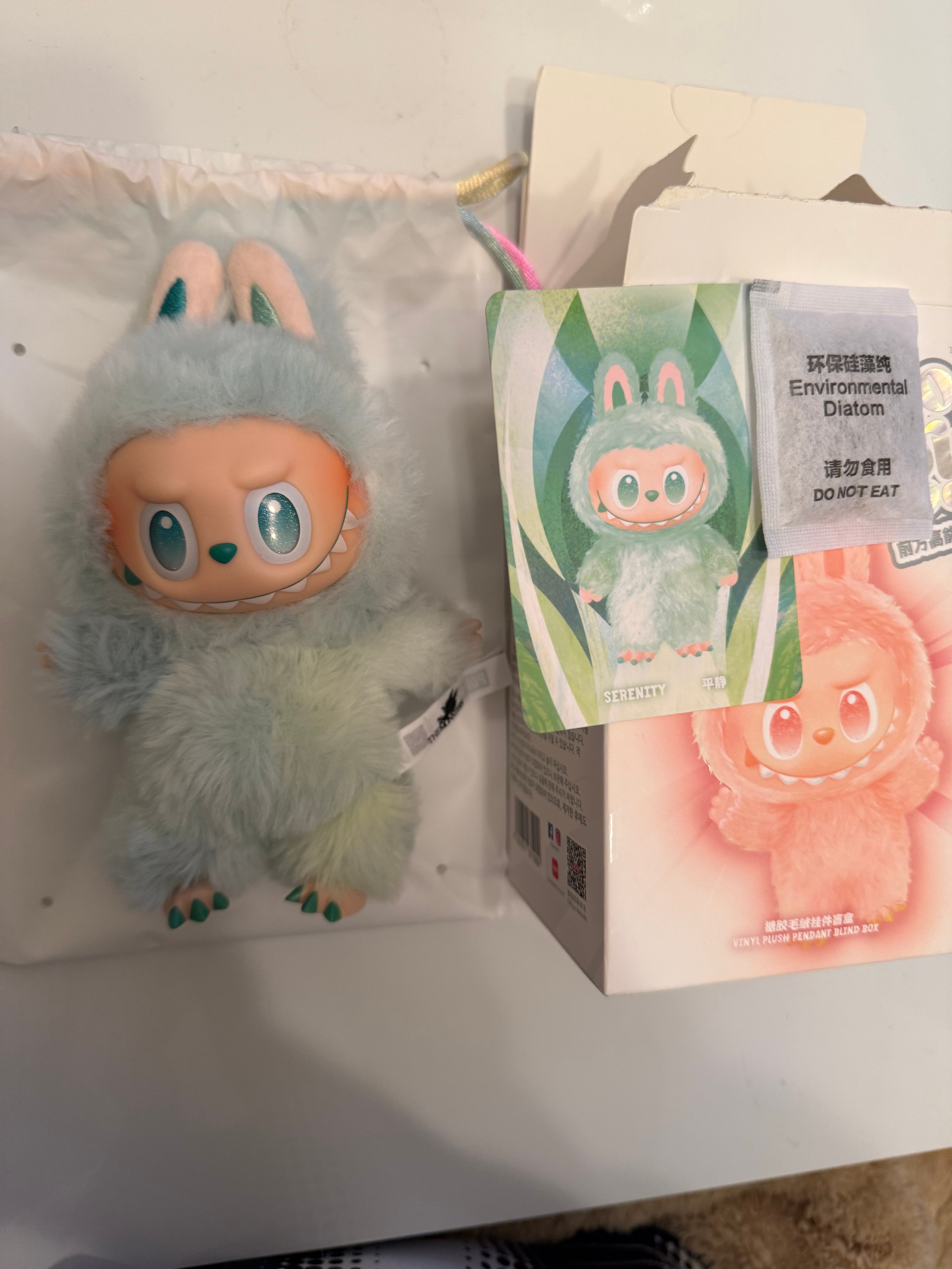 POP MART THE MONSTERS (LABUBU) Big into Energy Series Plush Pendant SERENITY