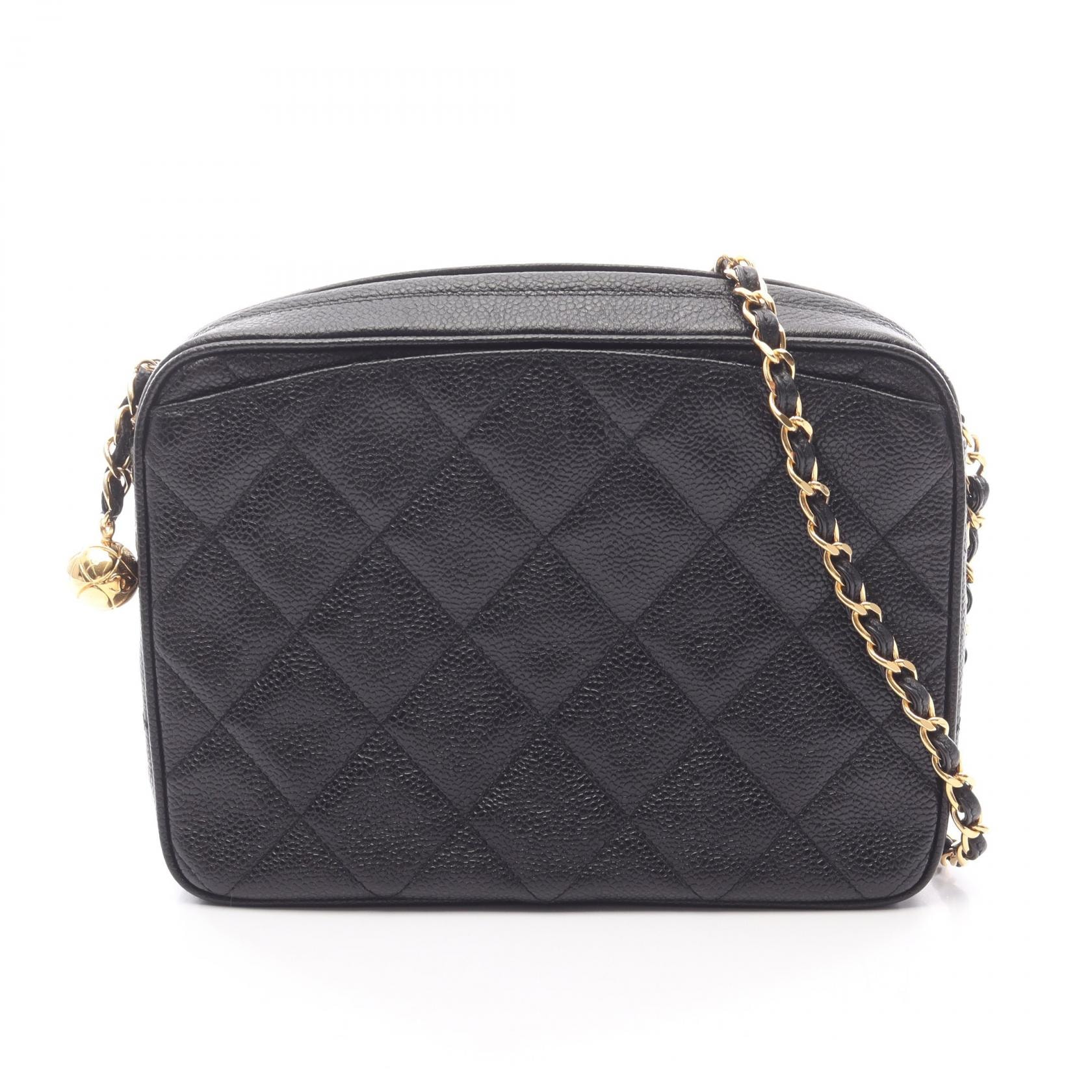 シャネル CHANEL マトラッセ ショルダーバッグ バッグ キャビアスキン(グレインドカーフ) レディース ブラック系 【中古】