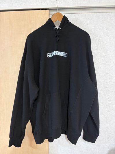 Supreme Motion Logo Hooded Sweatshirt "Black" (23SS)