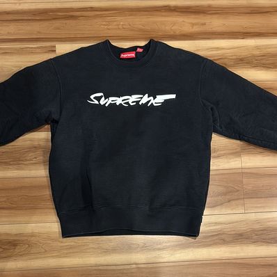Supreme Futura Logo Crewneck "Black"