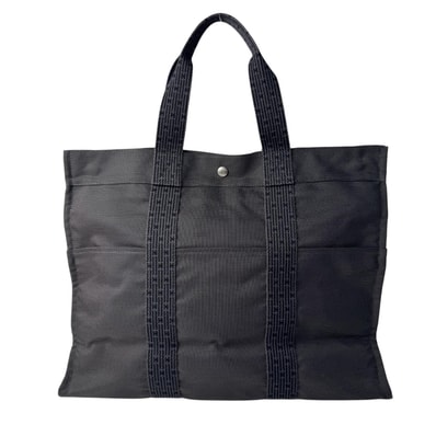 美品 エルメス HERMES エールライン トートバッグ GM キャンバス レディース