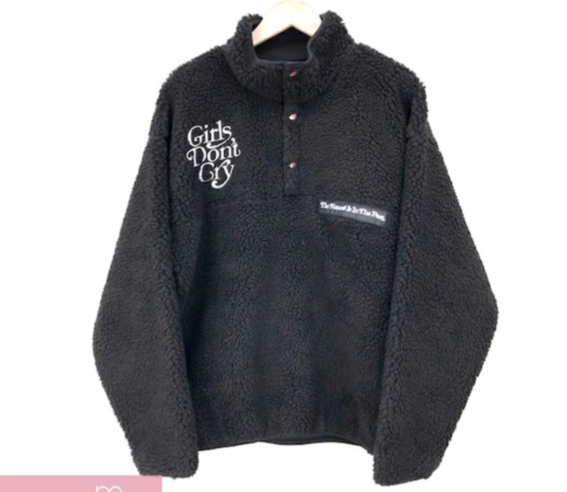 HUMAN MADE Girls Don ’t Cry fleece jacket "Black" / VERDY
