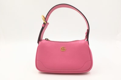 グッチ GGマーモント スモール アフロディーテ ピンク レザー 739076