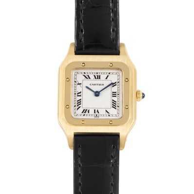 CARTIER カルティエ サントスデュモンSM W1505553 K18YG【中古】