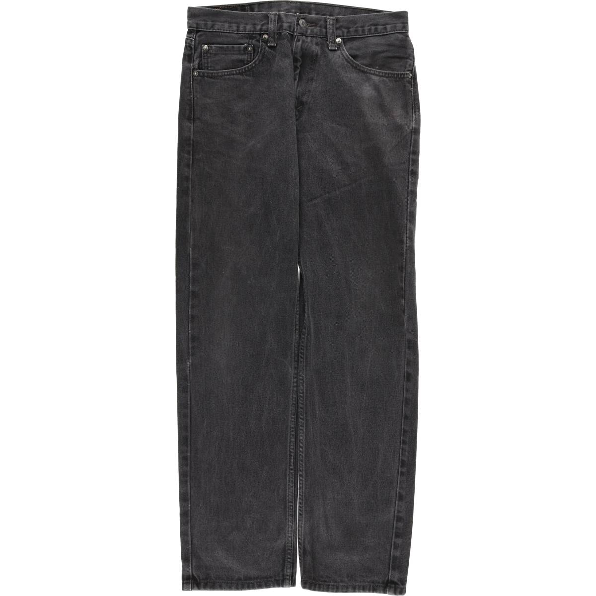 古着 リーバイス Levi's 505 ブラックデニム テーパードデニムパンツ メンズw31相当/eaa483126