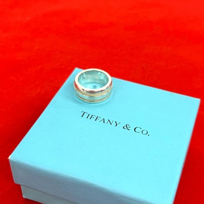 TIFFANY&Co. ティファニー グルーブ ド ダブルライン リング シルバー925 リング・指輪 11号 シルバー
43543