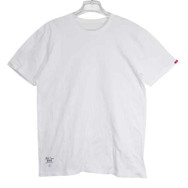 WTAPS ダブルタップス SKIVVIES.C-NECK TEE スキビーズ クルーネック Tシャツ ホワイト ショートスリーブ カットソー 半袖 サイズL