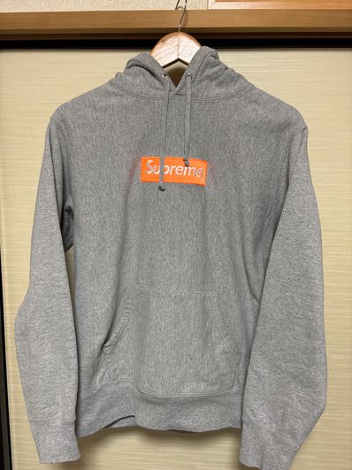 Supreme Box Logo Hooded Sweatshirt "Hether Grey" (17FW)