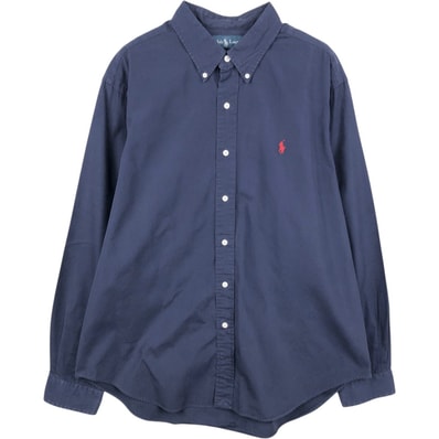 古着 ラルフローレン Ralph Lauren CLASSIC FIT クラシックフィット 長袖 ボタンダウンシャツ メンズXL相当/eaa659889