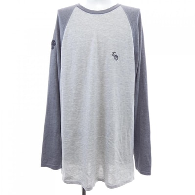 Chrome Hearts 3 Cross Patch CH Logo Embroidery Raglan L/S T-Shirt "Grey"