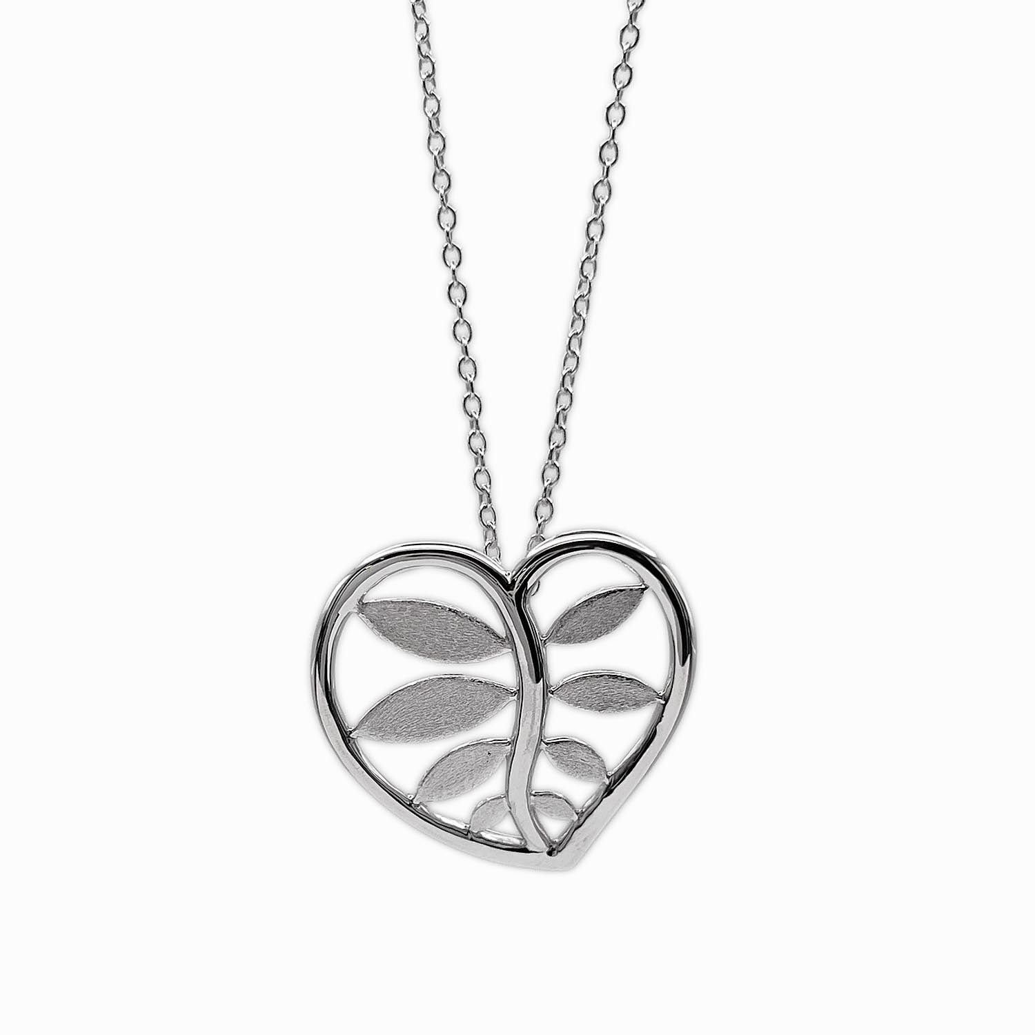 TIFFANY&Co. ティファニー パロマピカソ オリーブリーフ ハート ネックレス
 ペンダント SV925 シルバー 新品仕上済 レディース
 【中古】