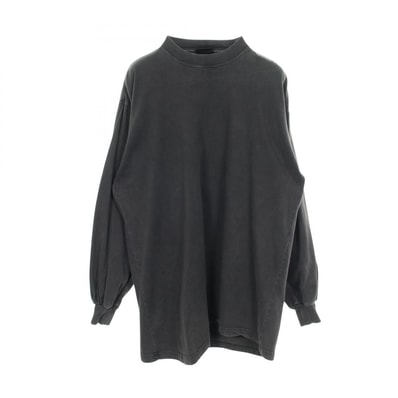 バレンシアガ BALENCIAGA 長袖Tシャツ 衣料品 トップス コットン メンズ グレー系 【中古】