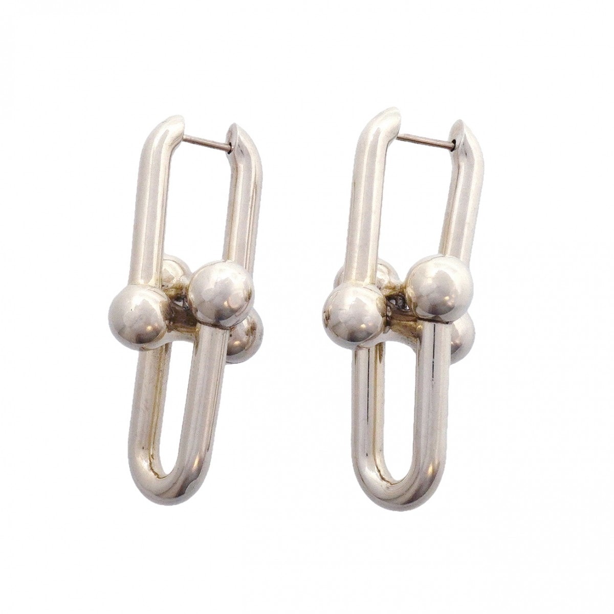 ★SALE【6jgb0251-k】ティファニー ピアス ハードウェア/エクストララージ シルバー925【中古】レディース