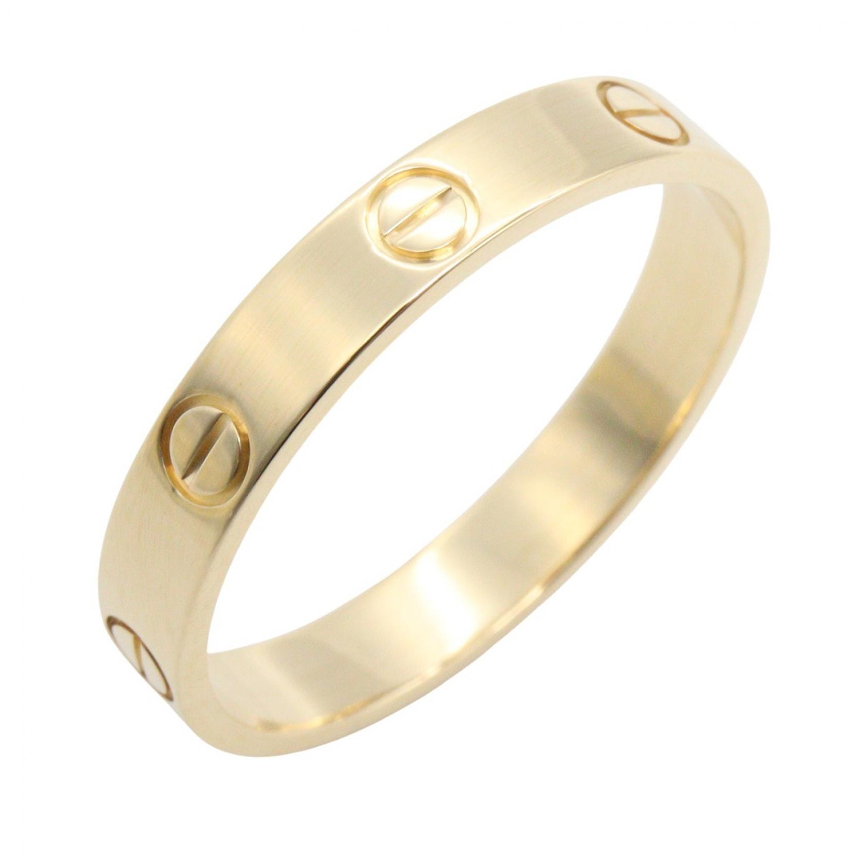 カルティエ CARTIER ミニラブリング リング・指輪 ジュエリー K18(イエローゴールド) メンズ レディース ゴールド系 B4085000 【中古】