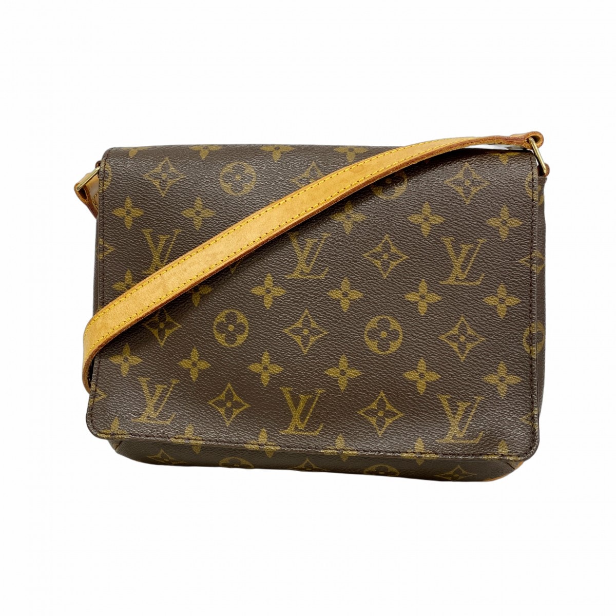 【6dd4377】ルイヴィトン ショルダーバッグ モノグラム ミュゼットタンゴショートストラップ M51257 ブラウン【中古】レディース