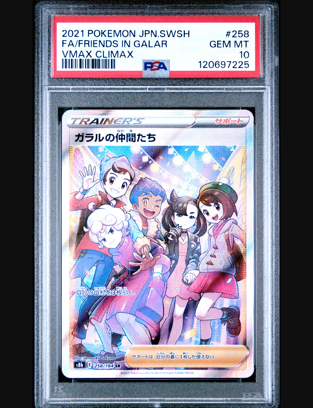 ガラルの仲間たち SR[S8b 258/184](ハイクラスパック「VMAXクライマックス」)