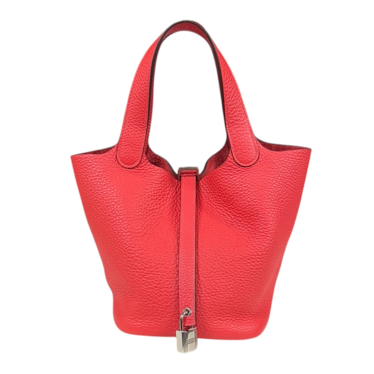 エルメス ピコタンロックPM ハンドバッグ トリヨンクレマンス ピンク レディース HERMES  中古
