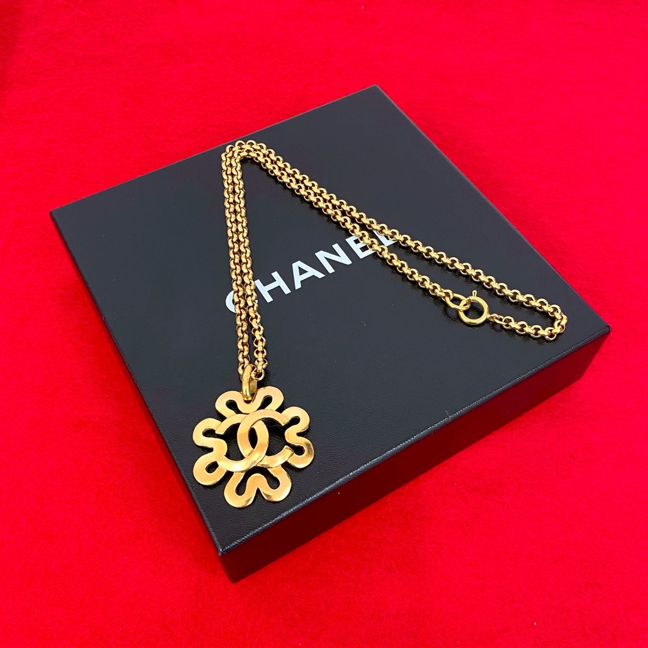 CHANEL シャネル ココマーク GP ネックレス ゴールド
 76788