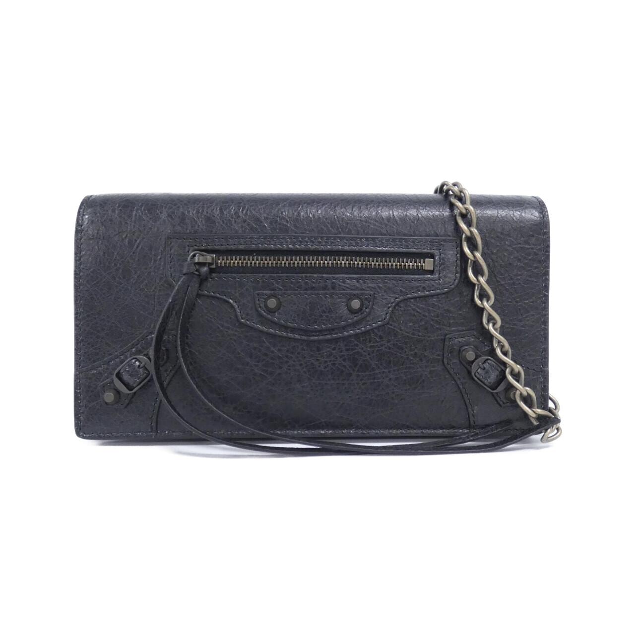 【新品】バレンシアガ ル シティ 819472 2ABEK チェーンウォレット