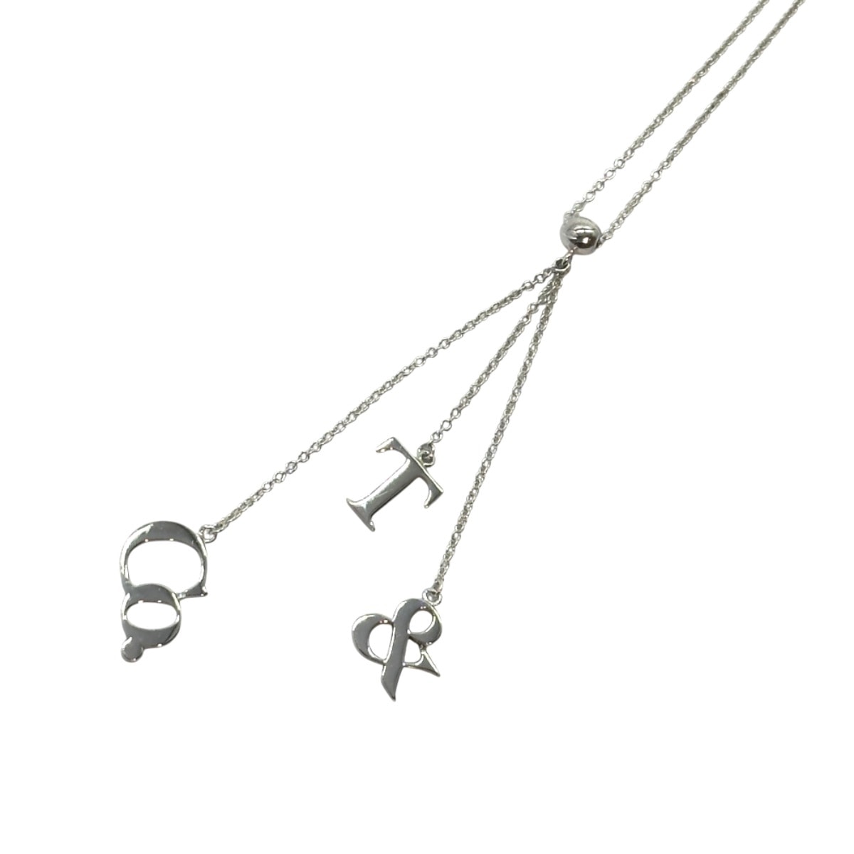 美品 TIFFANY&Co. ティファニー スイングネックレス T & Co. アイコン ロゴ シルバー シルバー925 ネックレス ペンダント ジュエリー アクセサリー Y1-00023 【中古】