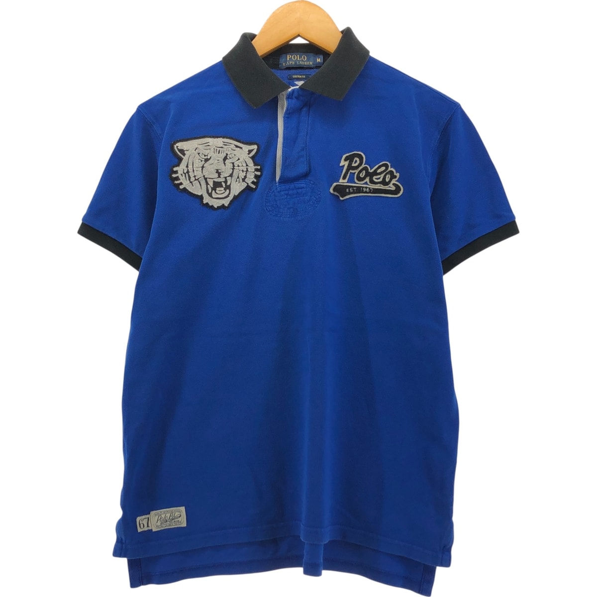 古着 ラルフローレン Ralph Lauren POLO RALPH LAUREN CUSTOM FIT 半袖 ポロシャツ メンズM相当/eaa551359