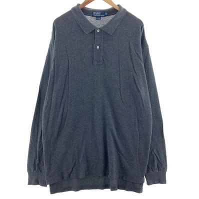 古着 ラルフローレン Ralph Lauren POLO by Ralph Lauren 長袖 ポロシャツ メンズXXL相当/eaa380562