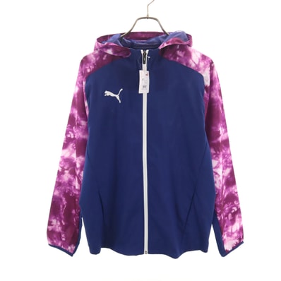 未使用 PUMA プーマ トレーニング 長袖 ジップパーカー L ネイビー