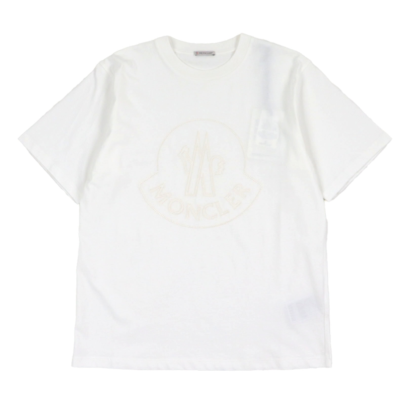 未使用品 モンクレール
 半袖Tシャツ ホワイト メンズ M