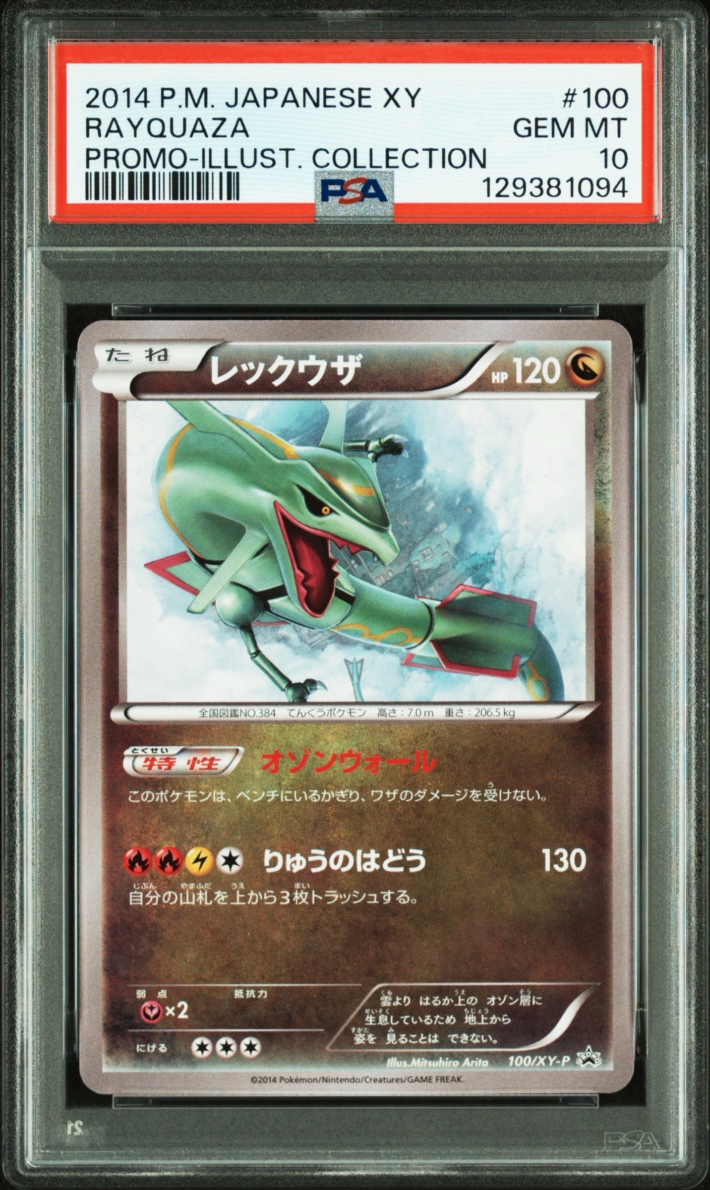 レックウザ イラストコレクション: プロモ[XY-P 100/XY-P](プロモーションカード「XY-P」)