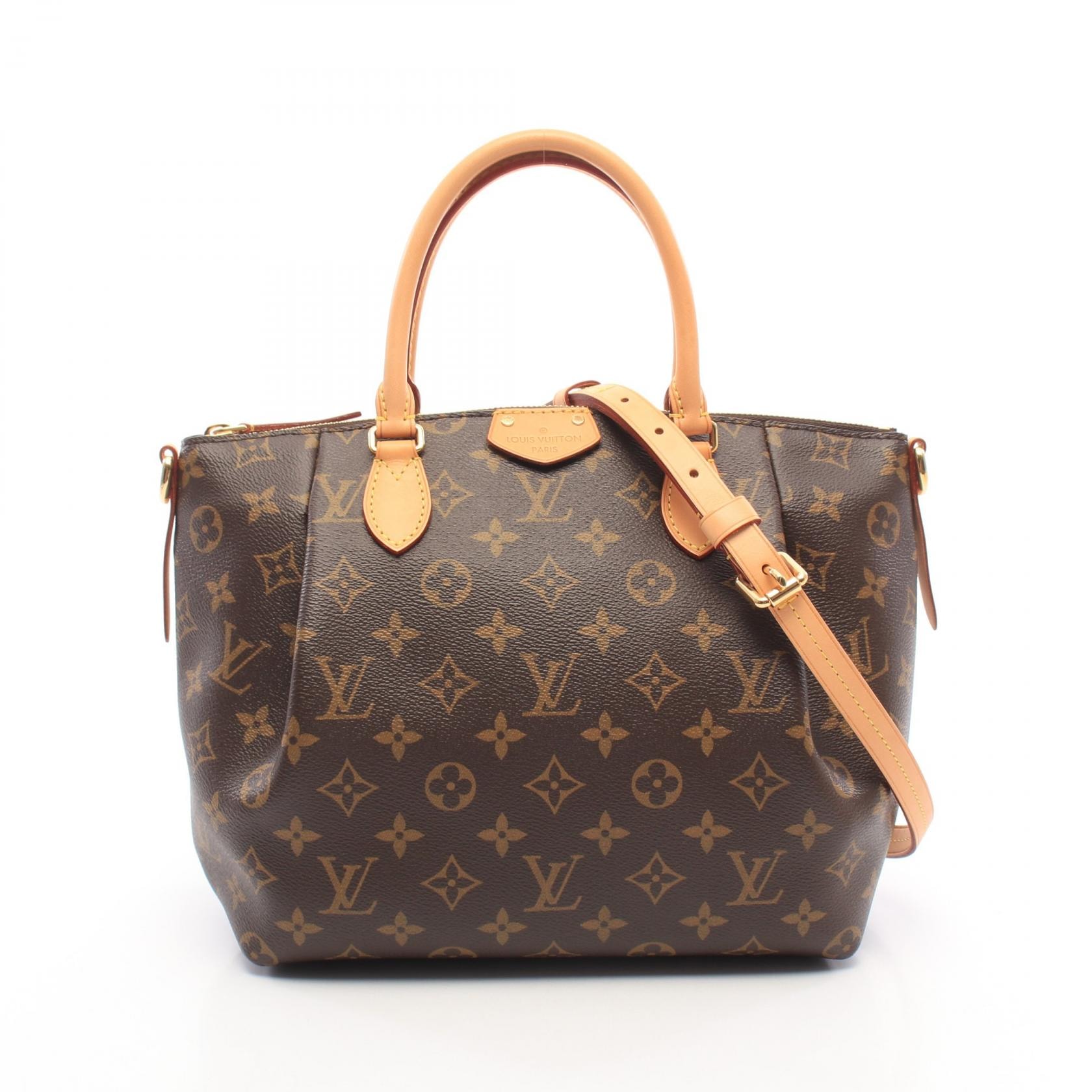 ルイ・ヴィトン LOUIS VUITTON テュレンPM モノグラム 2WAY ハンドバッグ バッグ PVCコーティングキャンバス レザー モノグラム レディース ブラウン系 M48813 【中古】