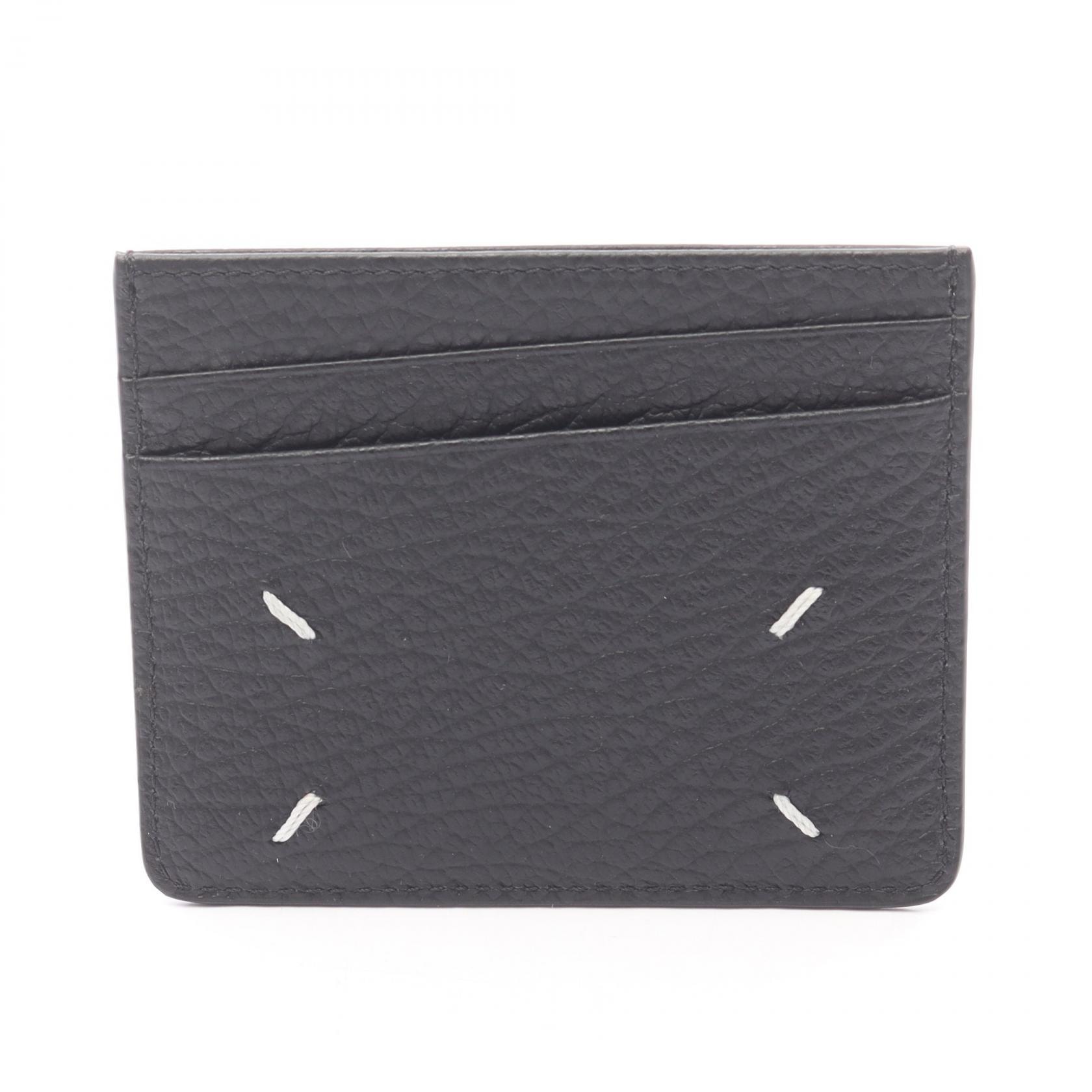 メゾン マルジェラ Maison Margiela カードケース アクセサリー レザー メンズ レディース ブラック系 SA1VX0006P4455T8013 【新品】