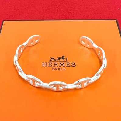 HERMES エルメス アンシェネ バングル シルバー925 バングル シルバー
37389