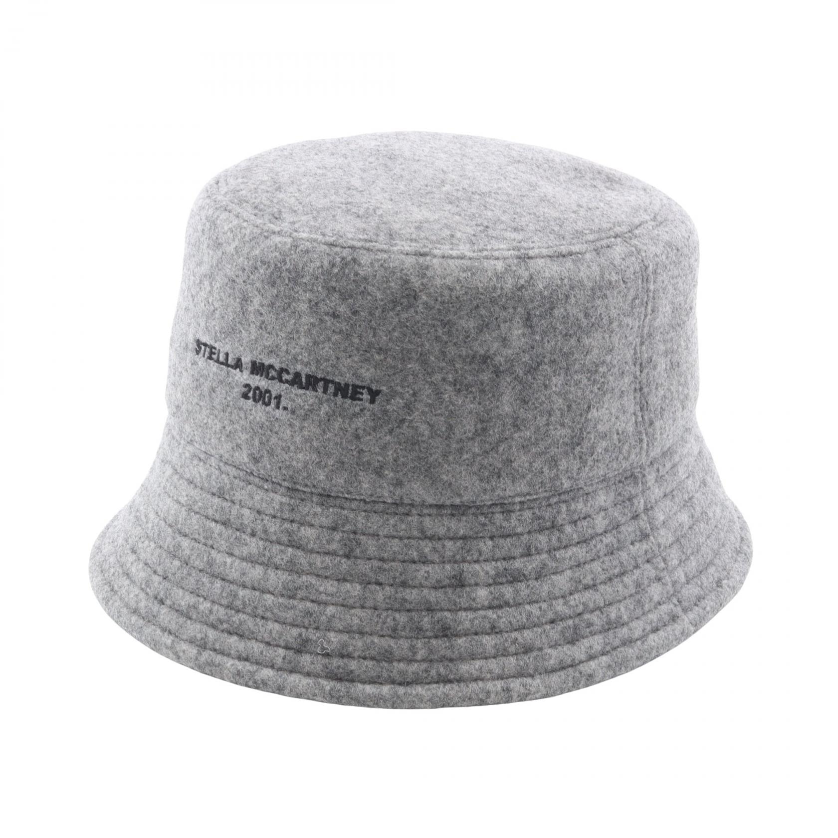 ステラマッカートニー Stella McCartney ハット 帽子 ポリエステル レディース グレー系 【中古】