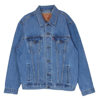 Levi's リーバイス デニムジャケット 72334-0130 デニムジャケット トラッカージャケット ボタン裏刻印3937 インディゴブルー系 L【中古】