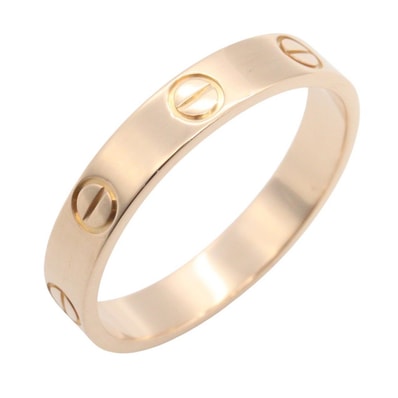 カルティエ CARTIER ミニラブ リング リング・指輪 ジュエリー K18PG(ピンクゴールド) メンズ レディース ゴールド系 B4085200 【中古】