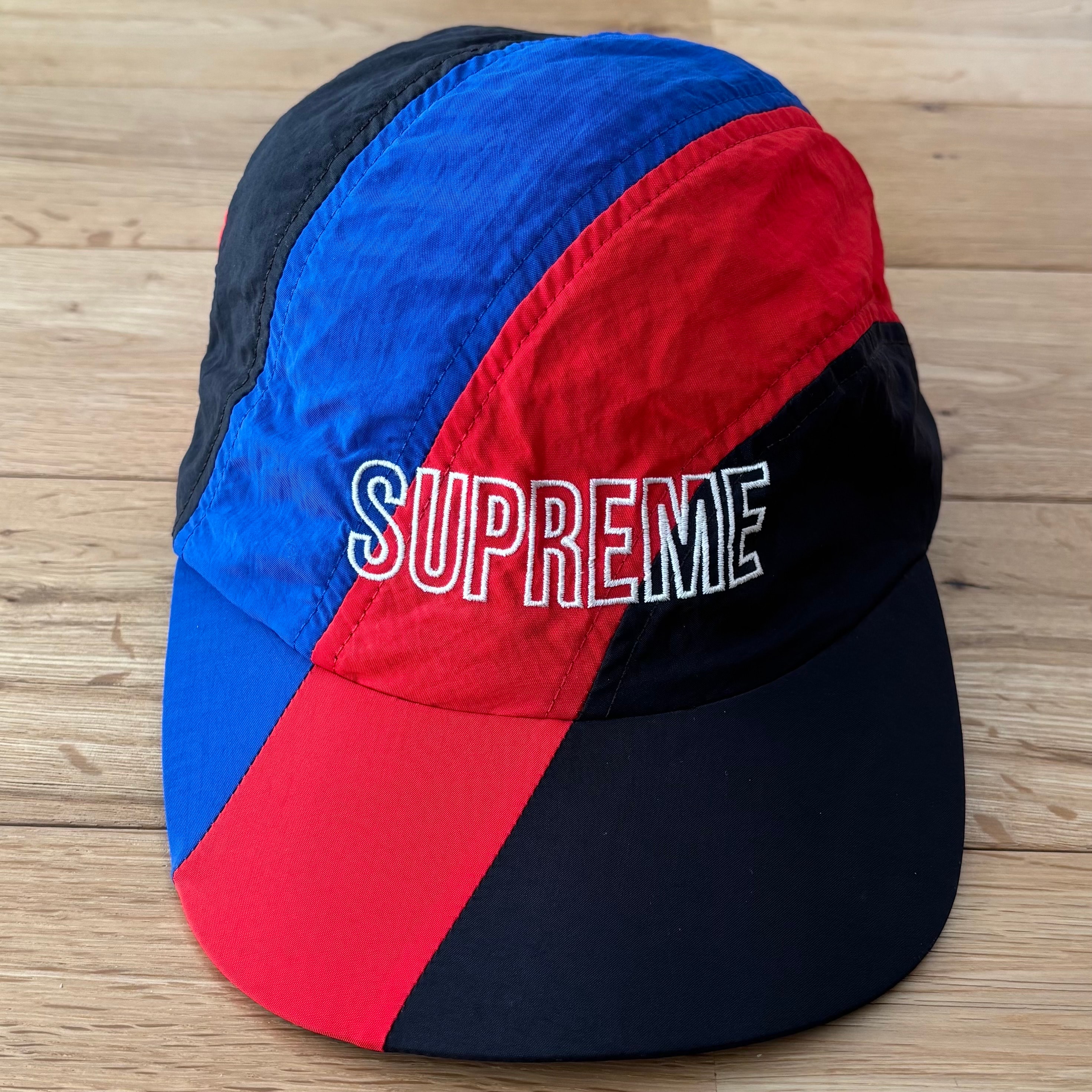 Supreme Diagonal Stripe Nylon Cap キャップ