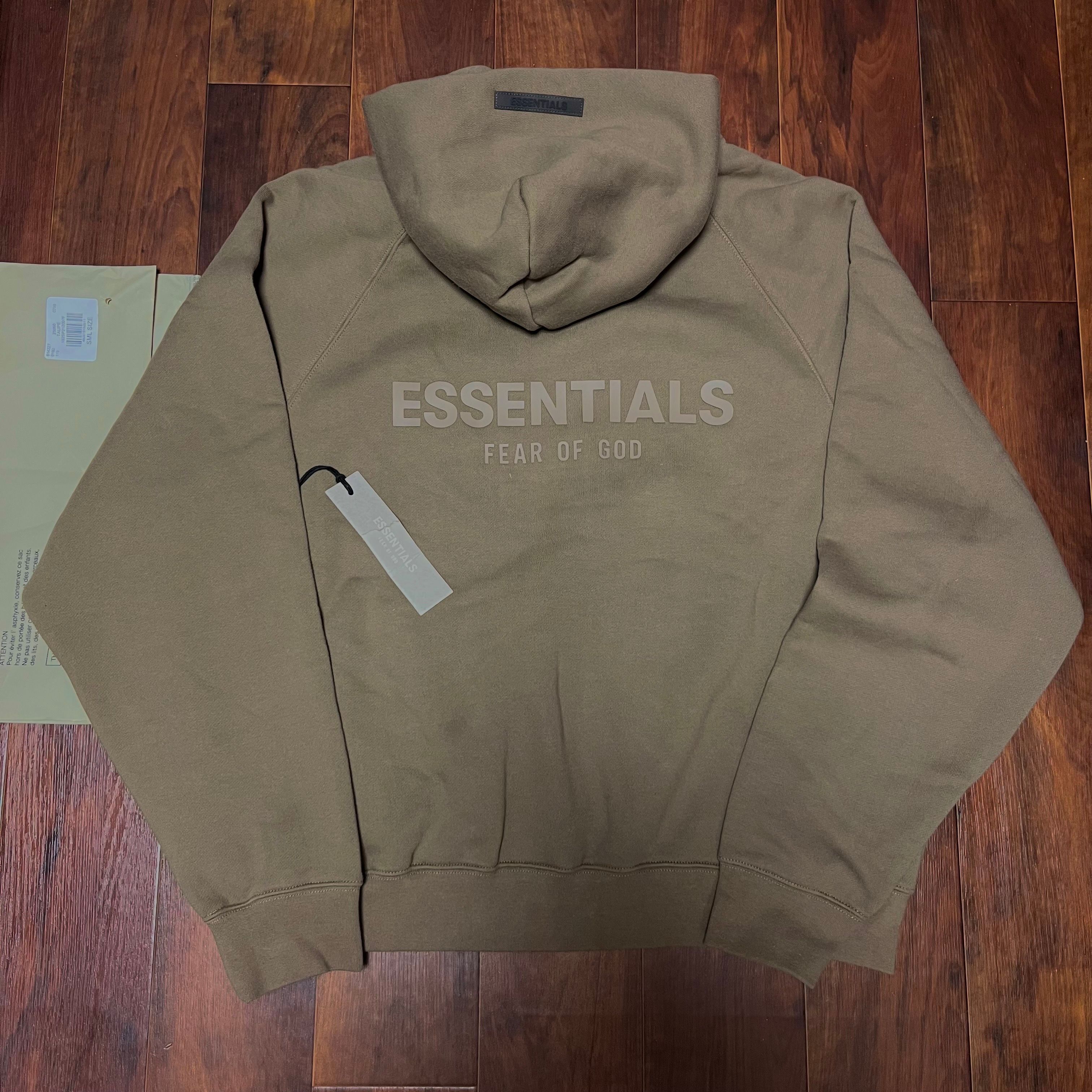 FEAR OF GOD ESSENTIALS Pull-Over Hoodie "Moss"